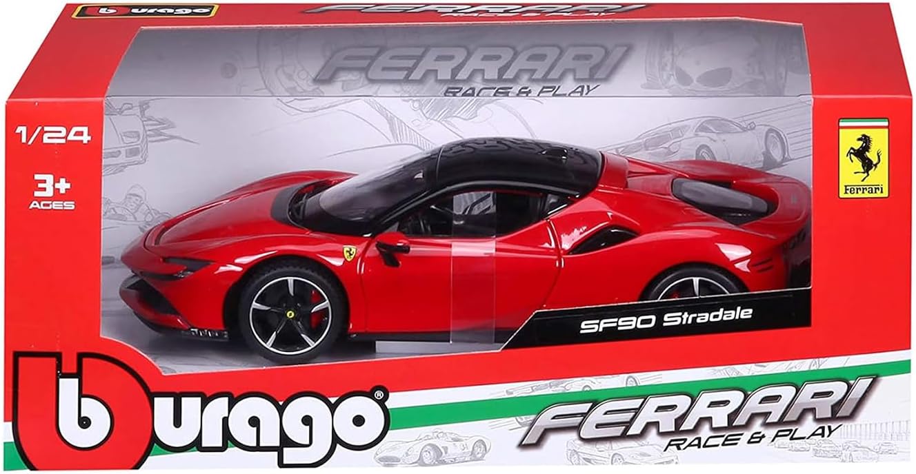 The Bburago 1:24 Ferrari SF90 Stradale R & P