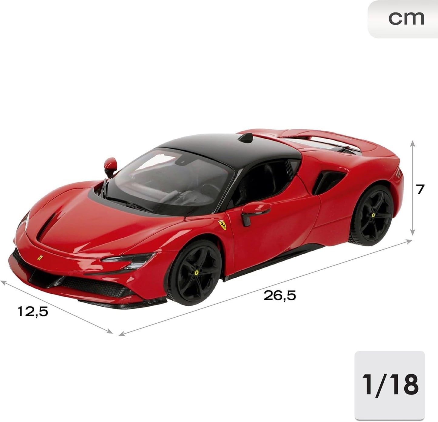 The Bburago 1:18 Ferrari - SF90 Stradale